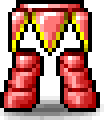 Red Shouldermail Pants
