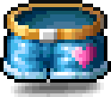 Pink-Hearted Hot Pants