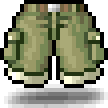 Green Camping Shorts