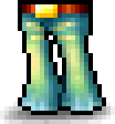 Bell-Bottomed Faded Jeans