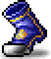Blue Crescent Boots