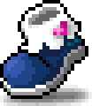 Flipped Blue High Top