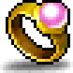 Pink-Ribboned Label Ring