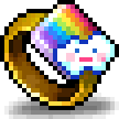Rainbow Label Ring