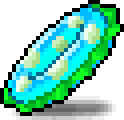 Blue Flowery Tube