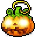 Glowing Pumpkin Basket