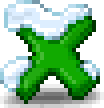 Green "X"
