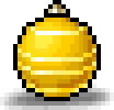 Yellow Ball Ornament