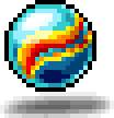 Sparkling Glass Marble