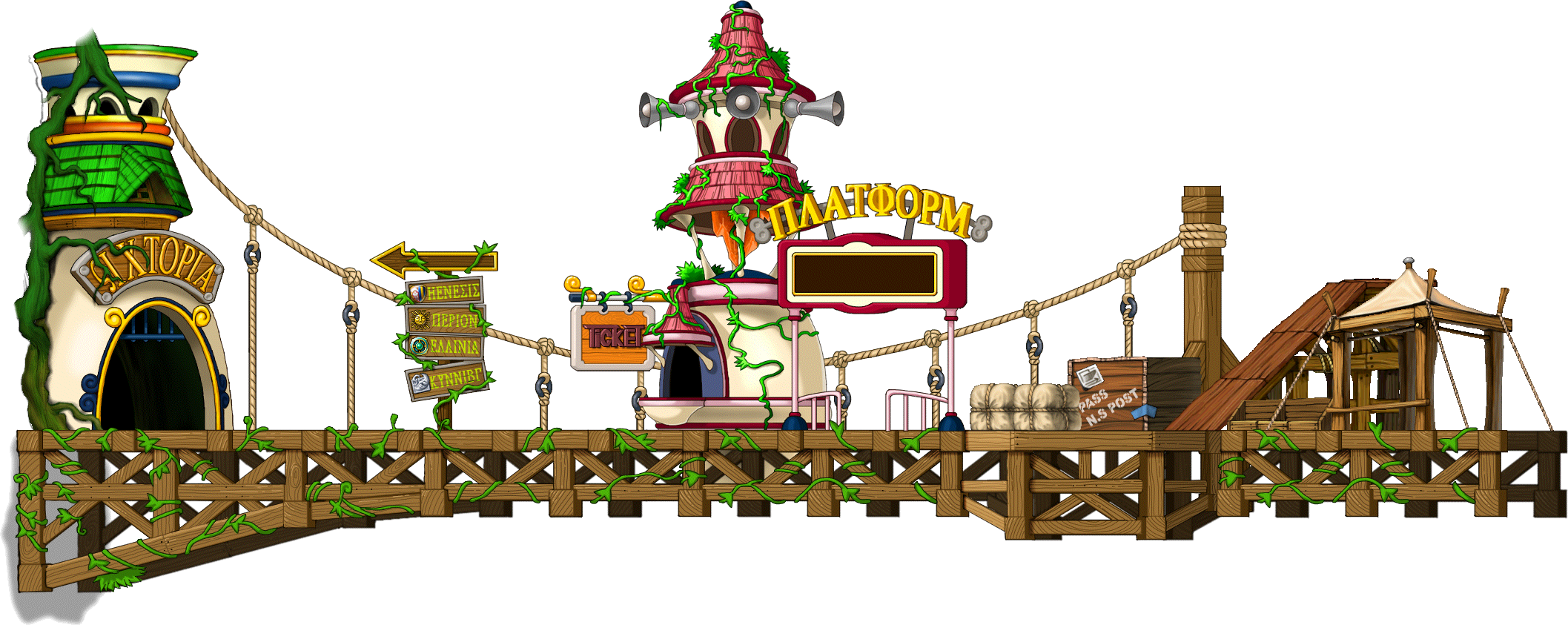 Ellinia Station render