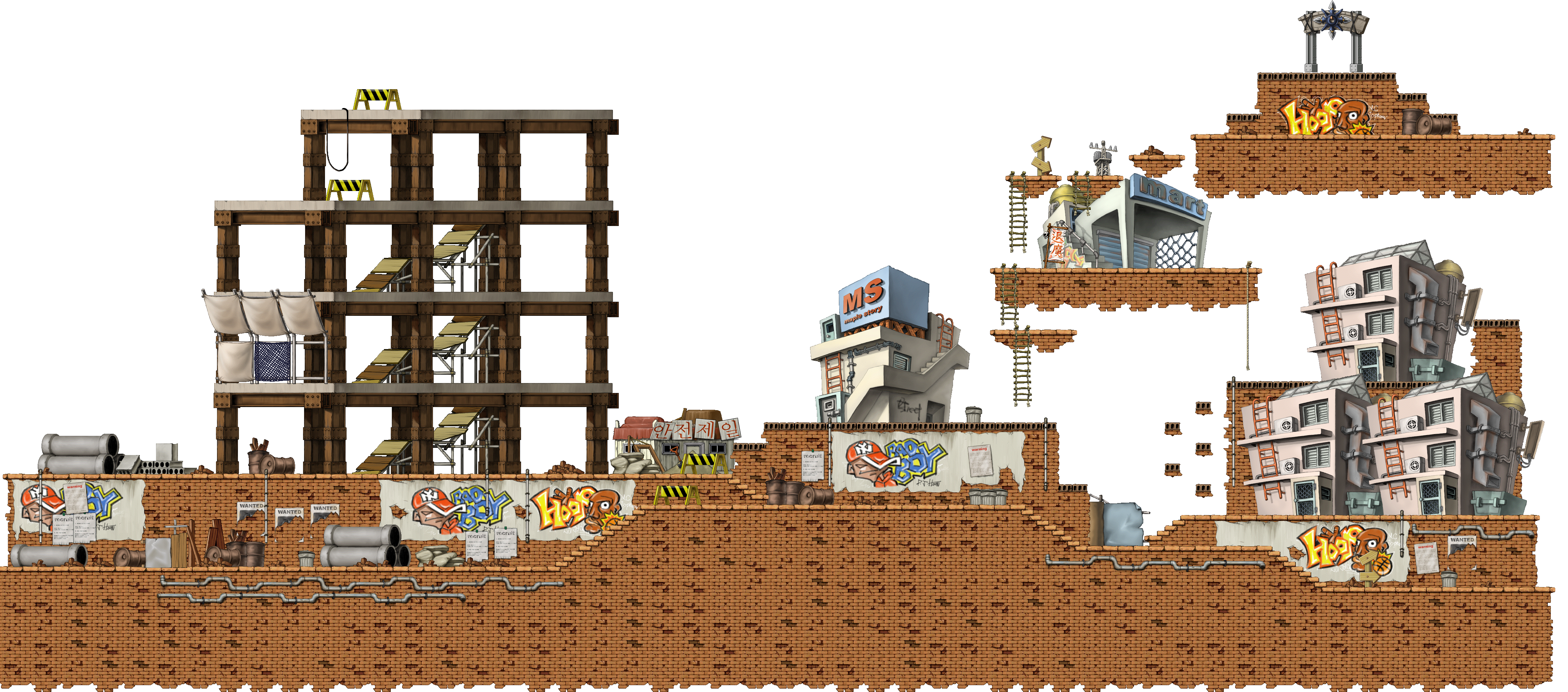 Kerning City Construction Site render