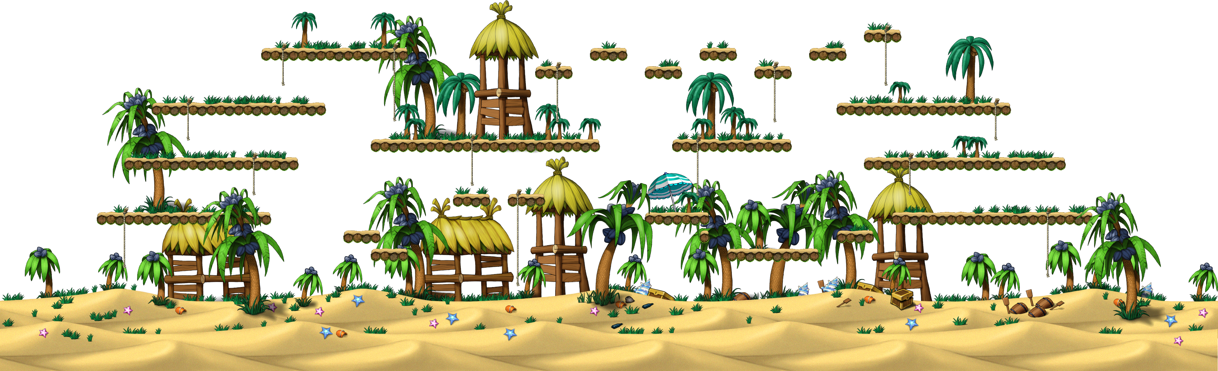 A Look-Out Shed Around the Beach render