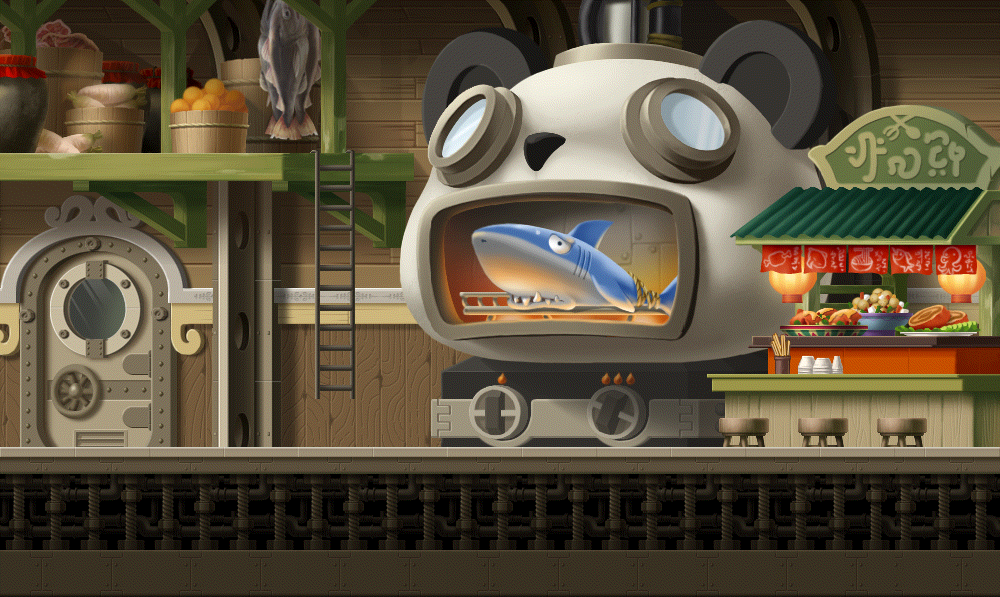Cafeteria render