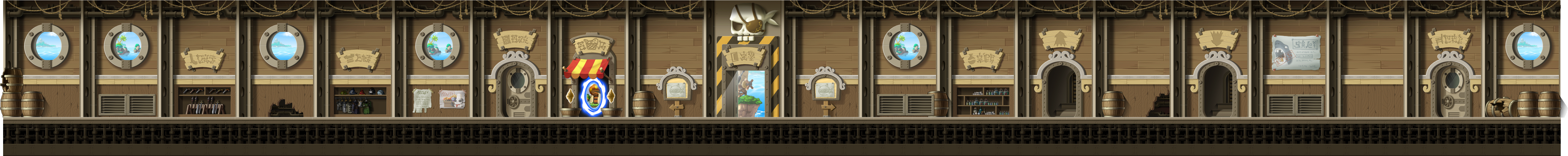 Mid Floor - Hallway render