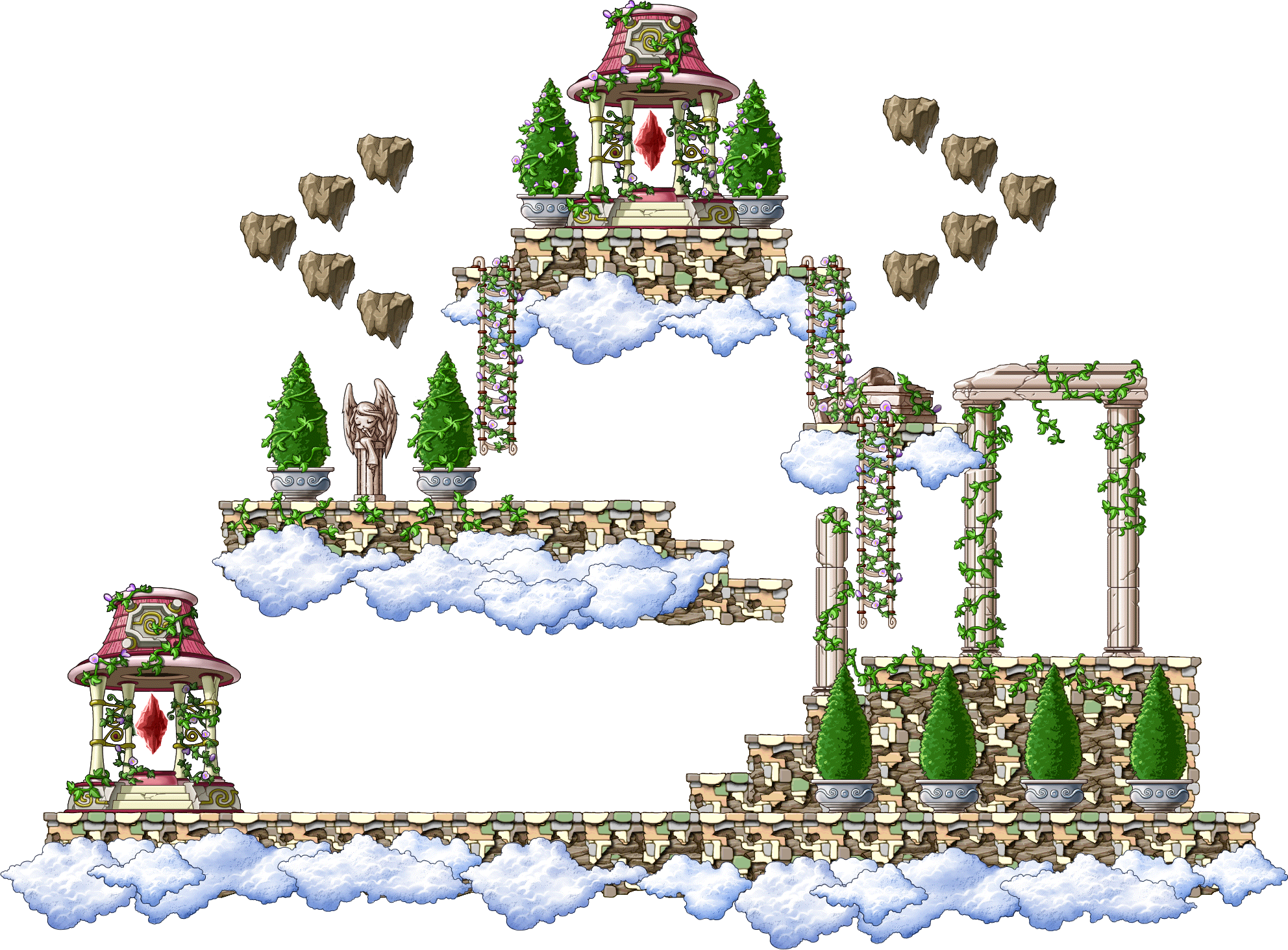 Garden of Red II render