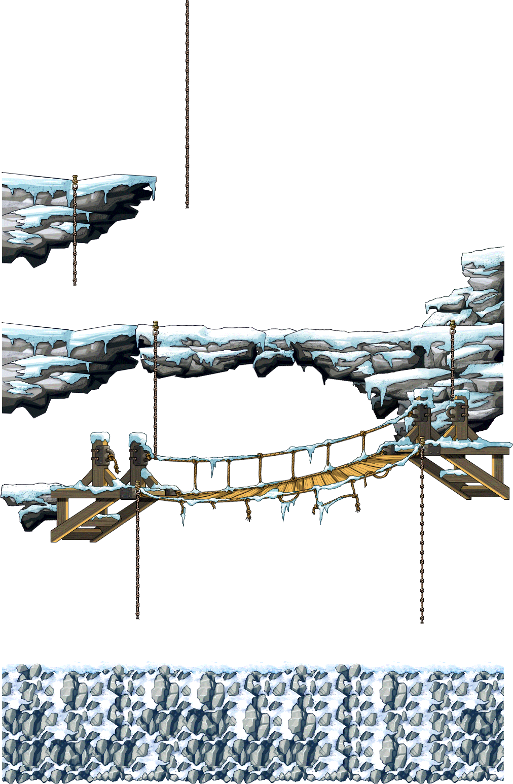 Valley of Snowman render