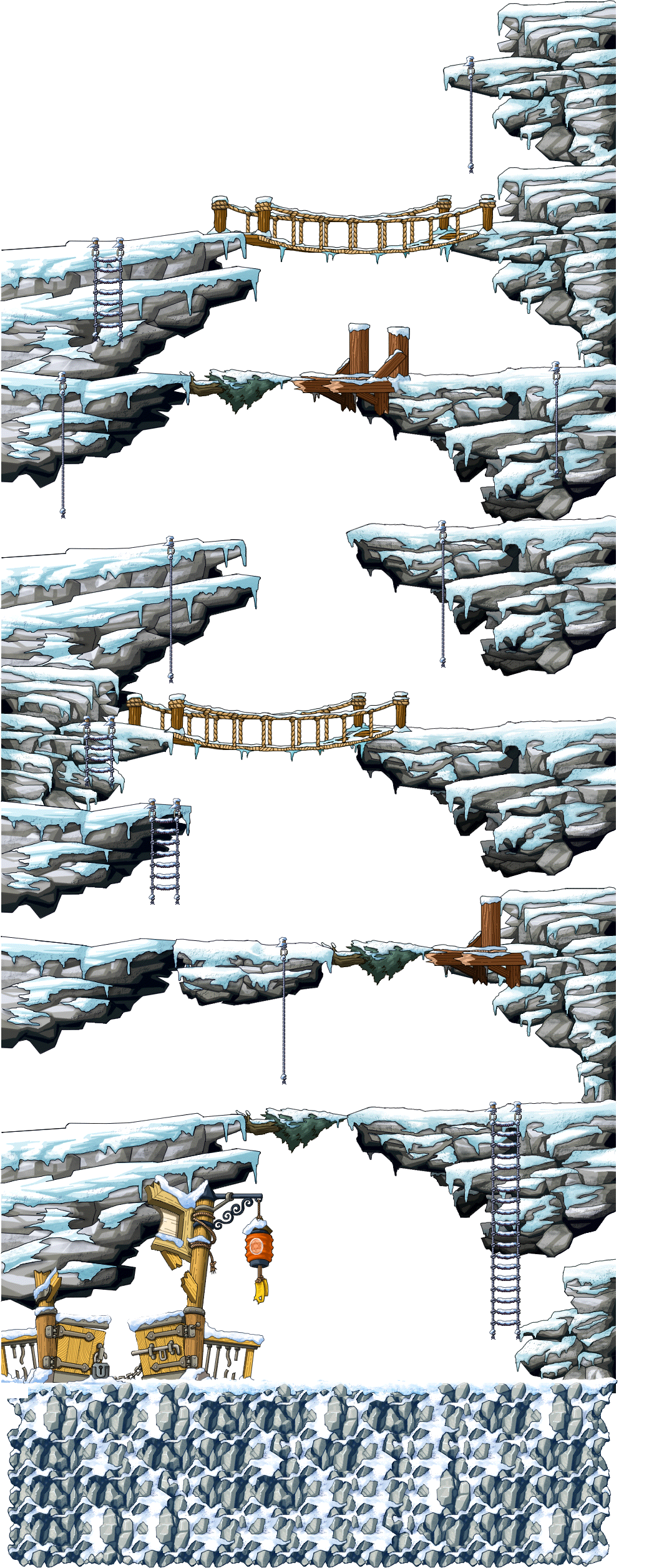 Sharp Cliff I render
