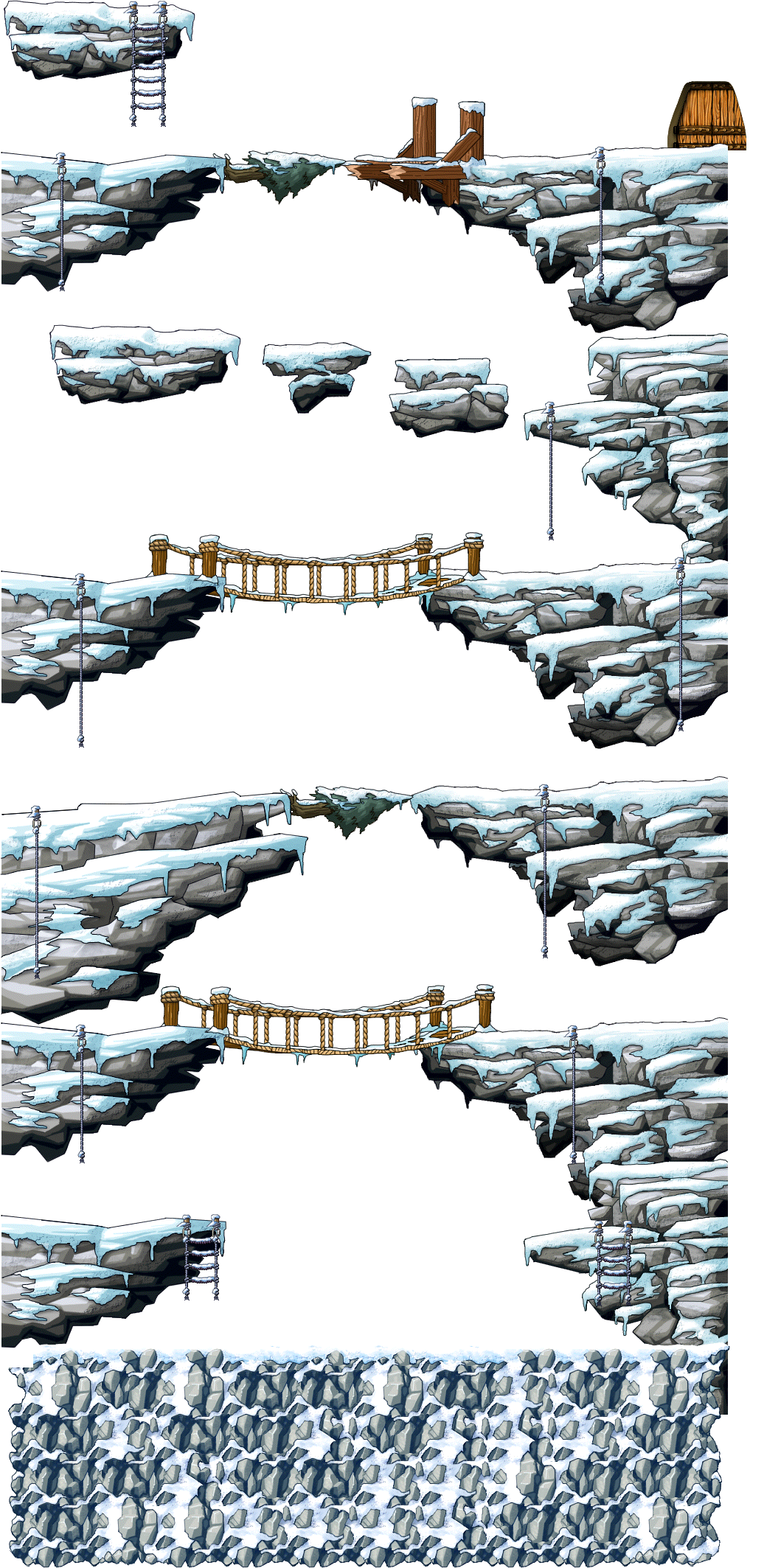 Sharp Cliff II render