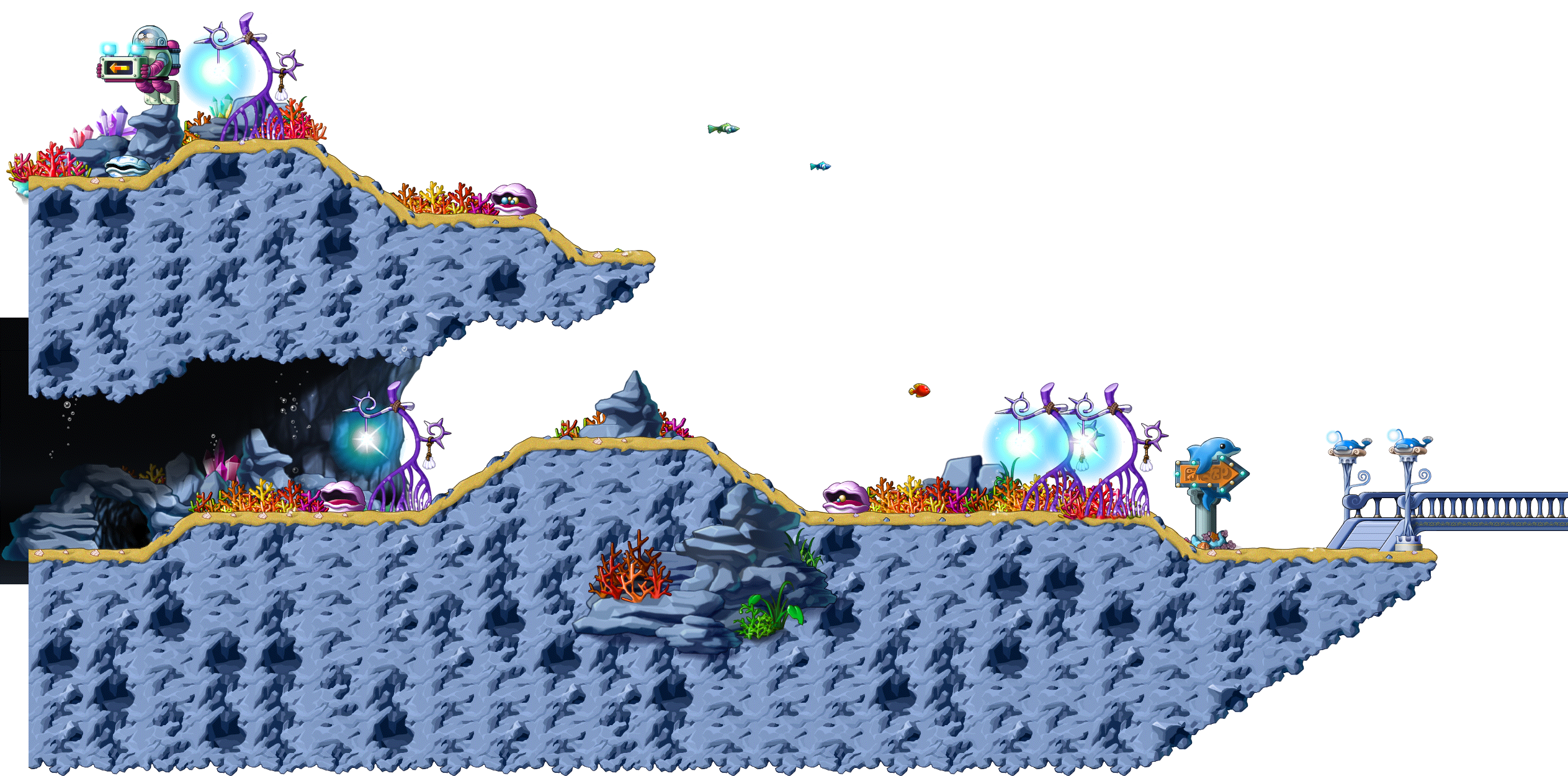 Forked Road : West Sea render