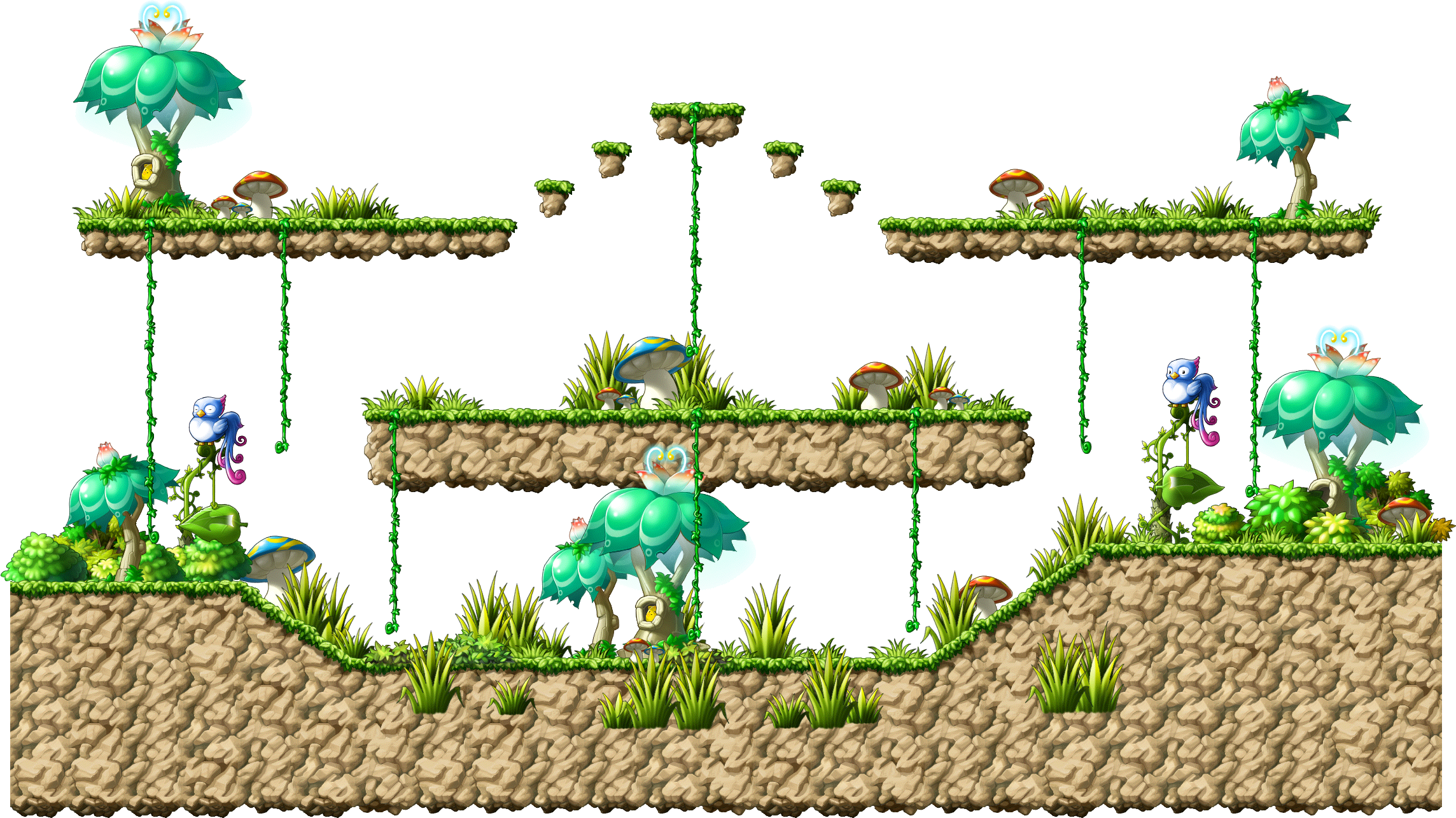 West Leafre Forest render