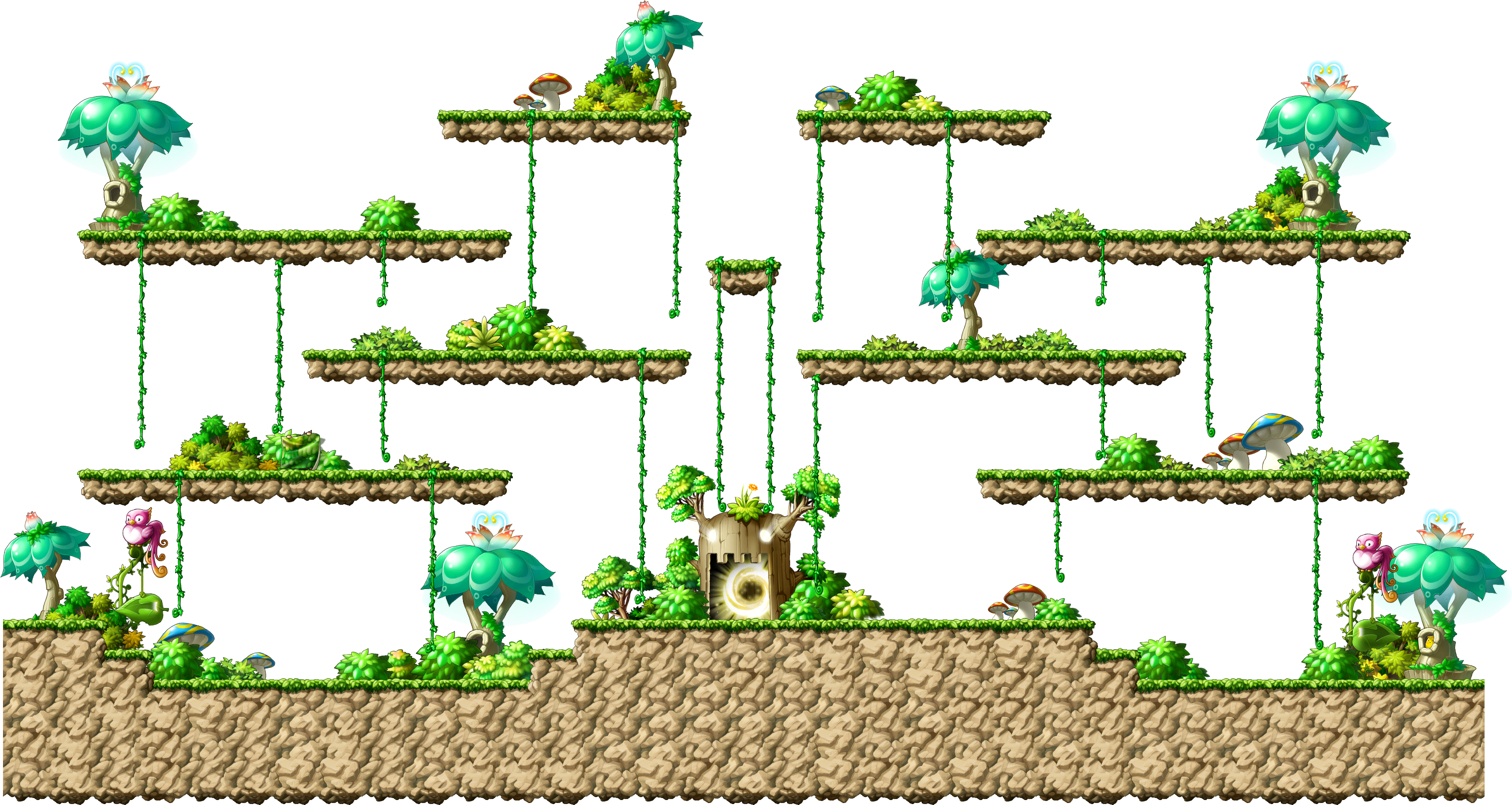 Minar Forest : West Border render