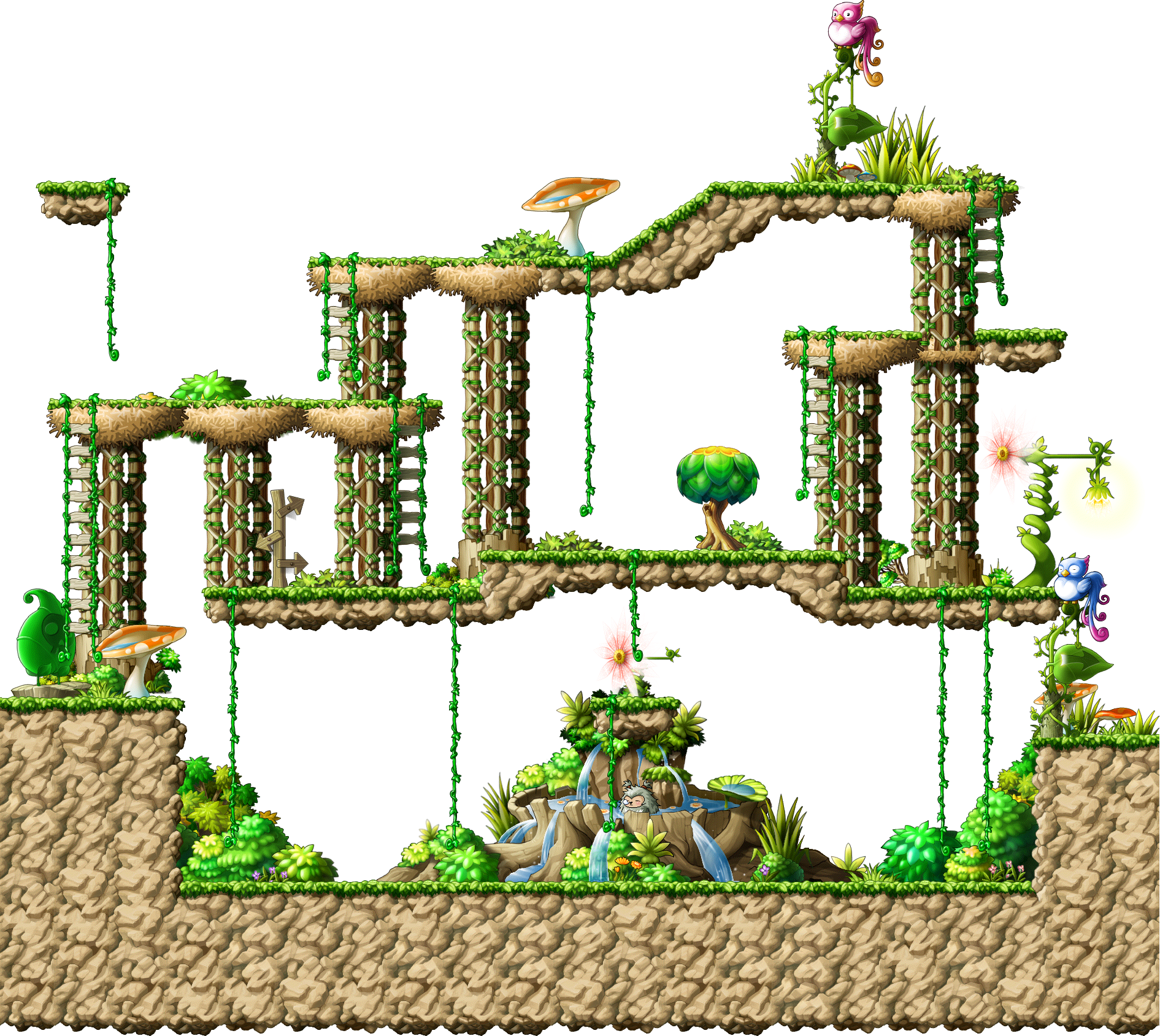 Entrance to Sky Nest render