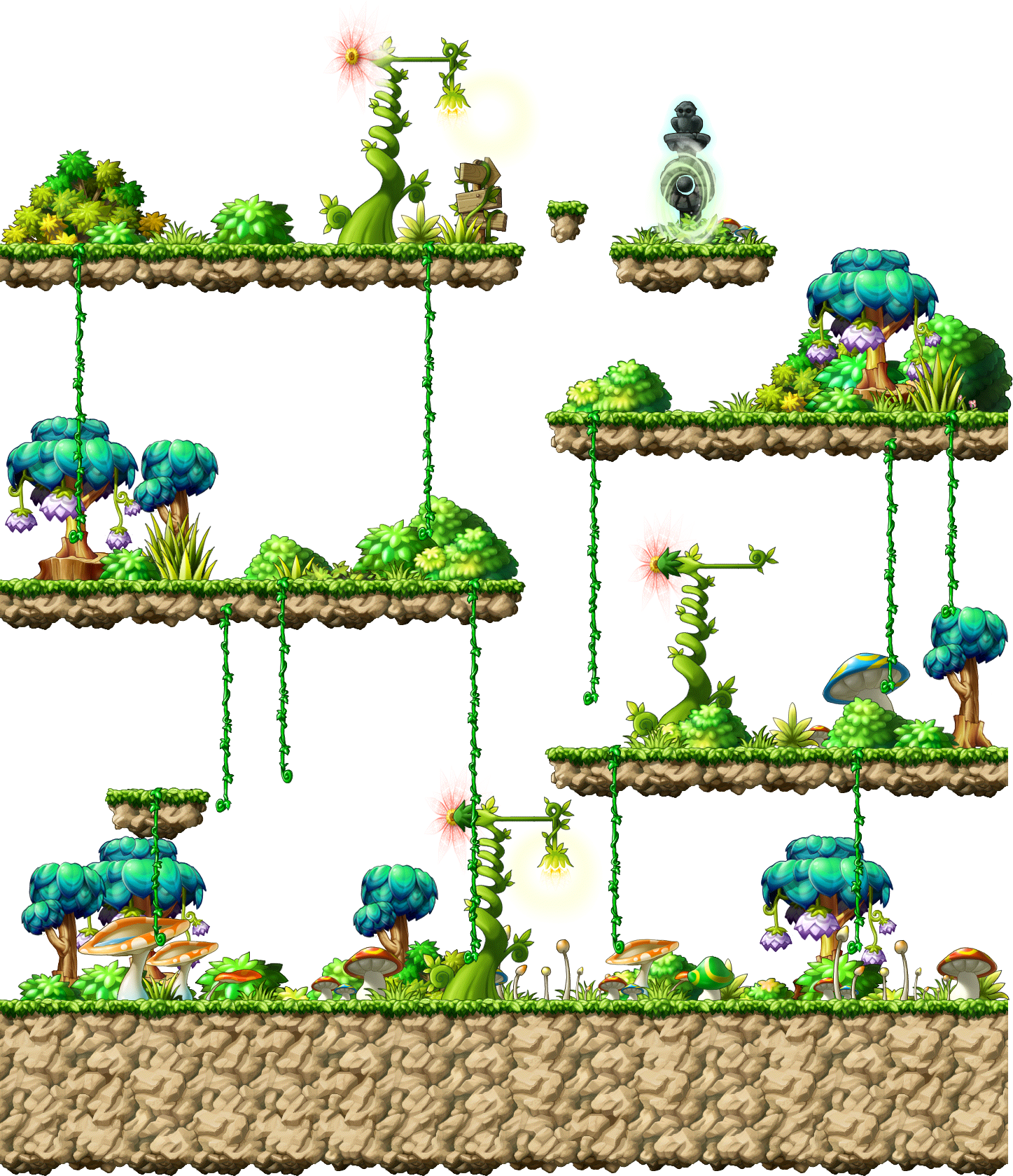 Minar Forest : East Border render