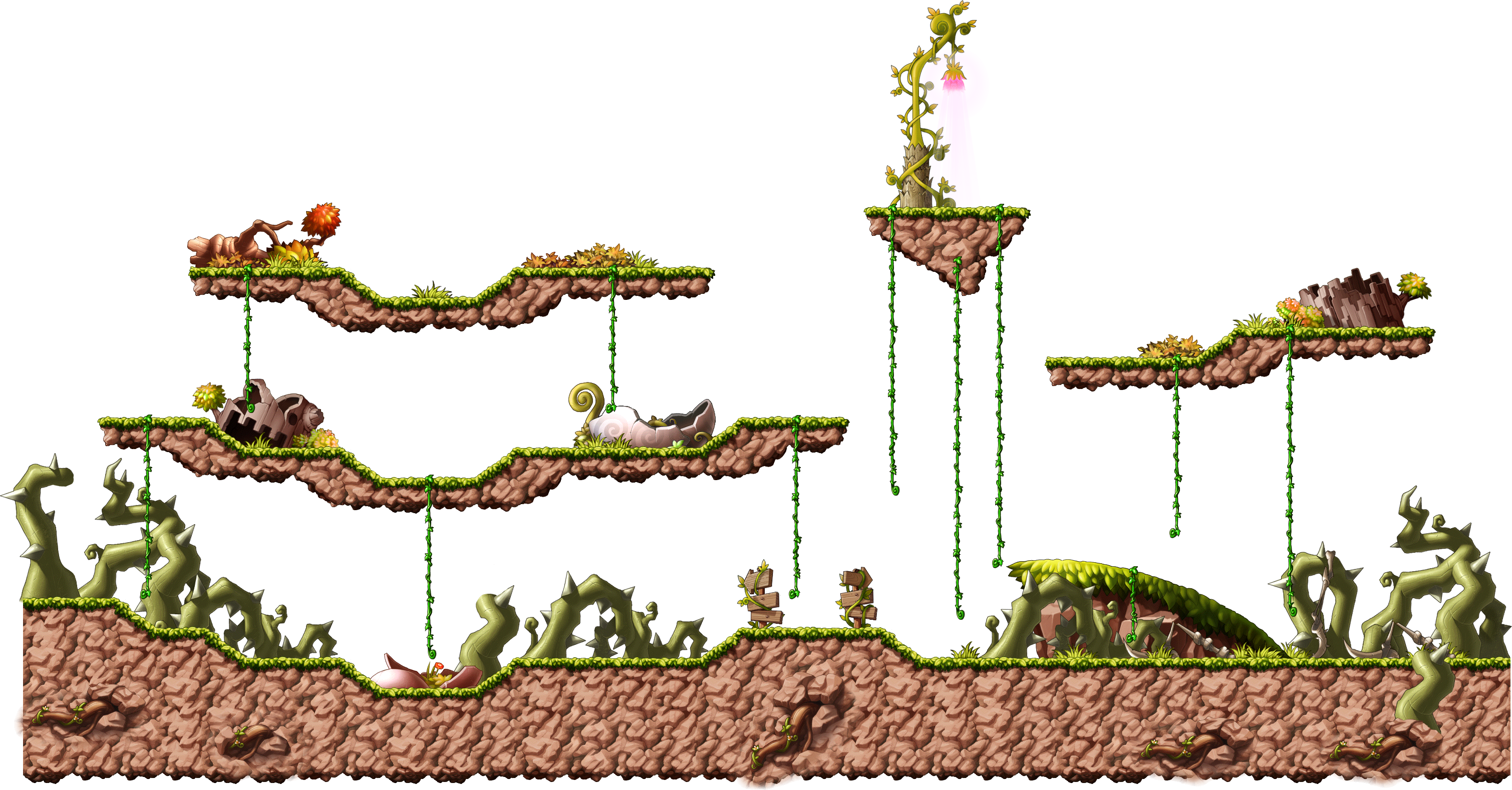 Entrance to Dragon Forest render