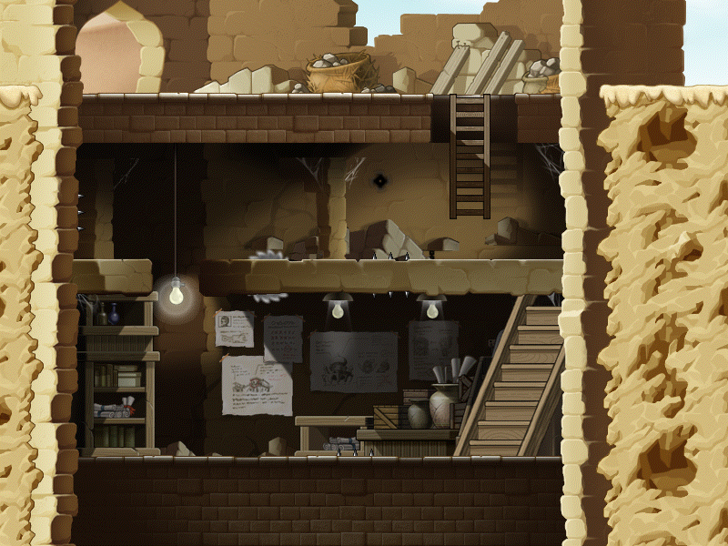 An Old, Empty House render