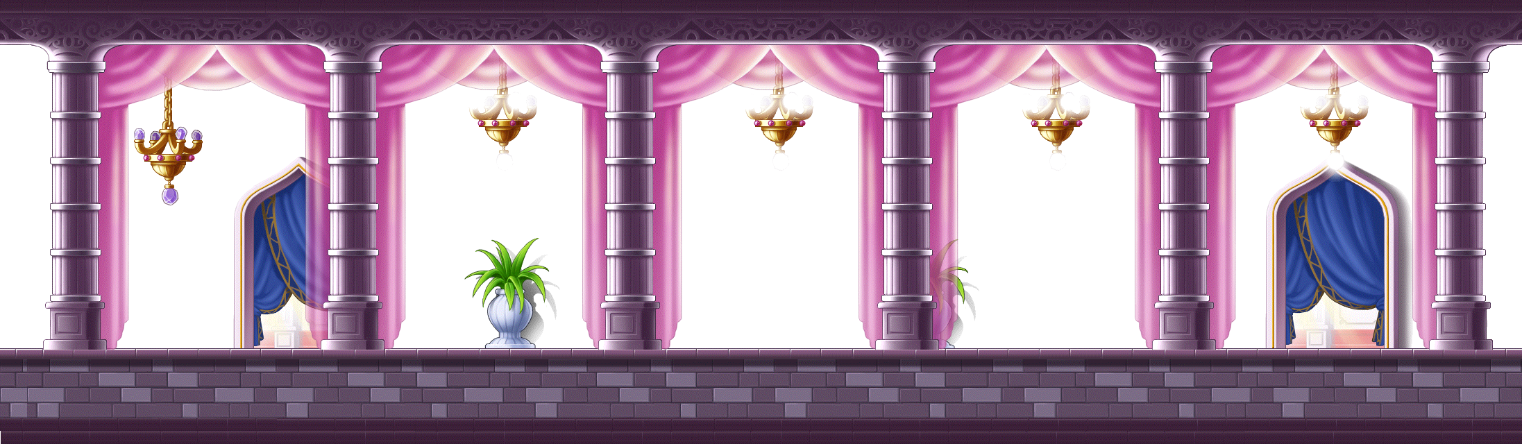 Palace Hallway render