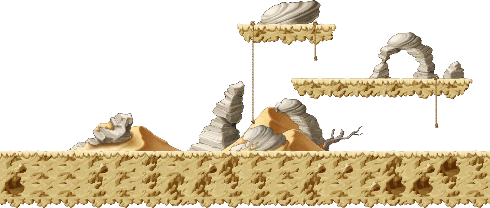 White Rock Desert render
