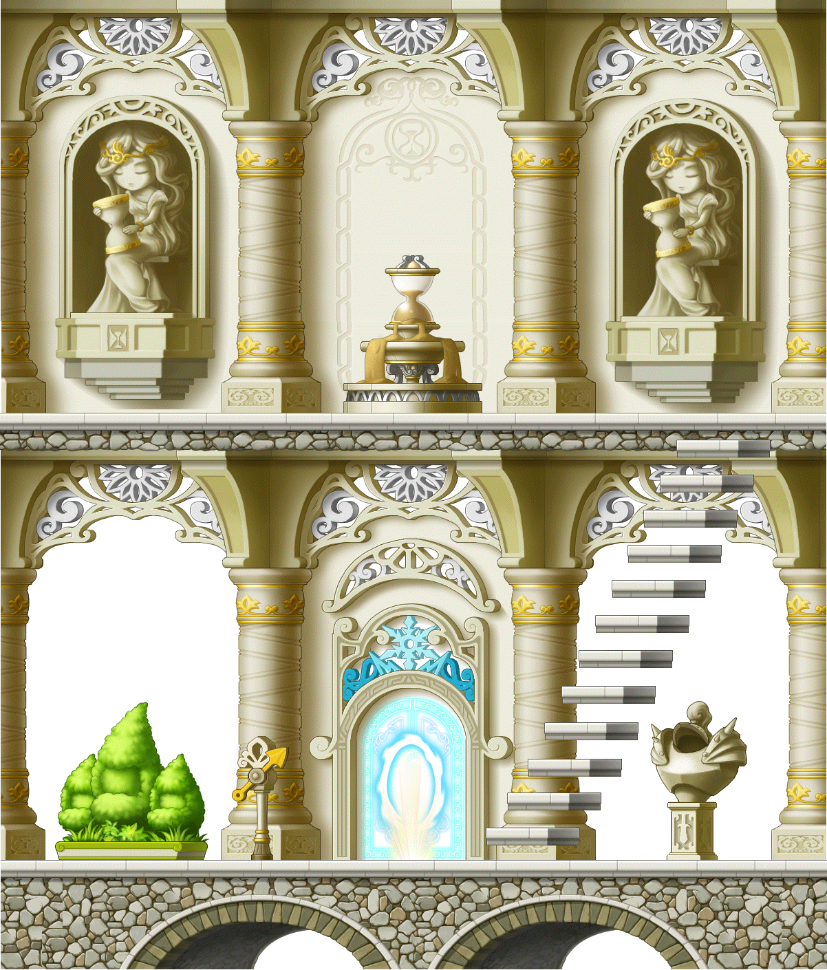 Frozen Past render