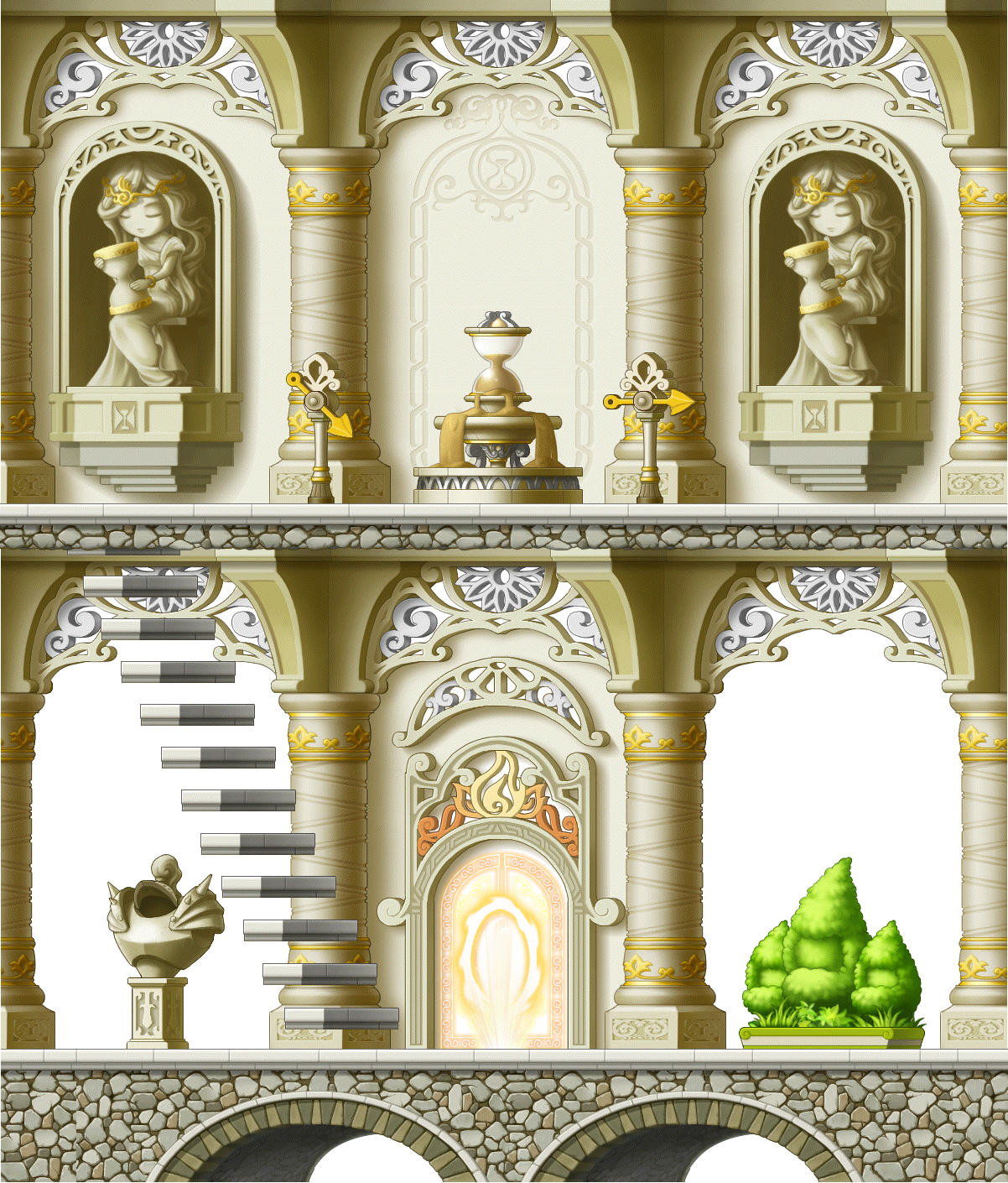 Burning Past render
