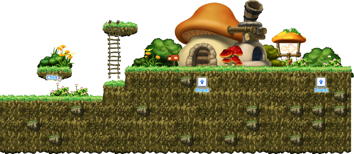 Snail Field of Flowers render