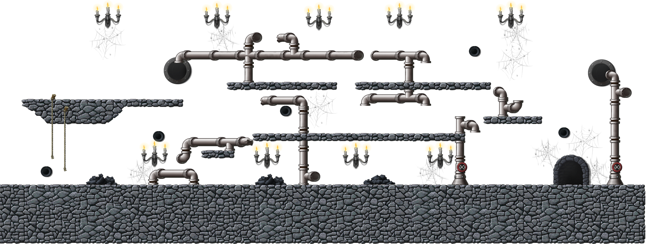Chimney Possessed by the Skeletons render
